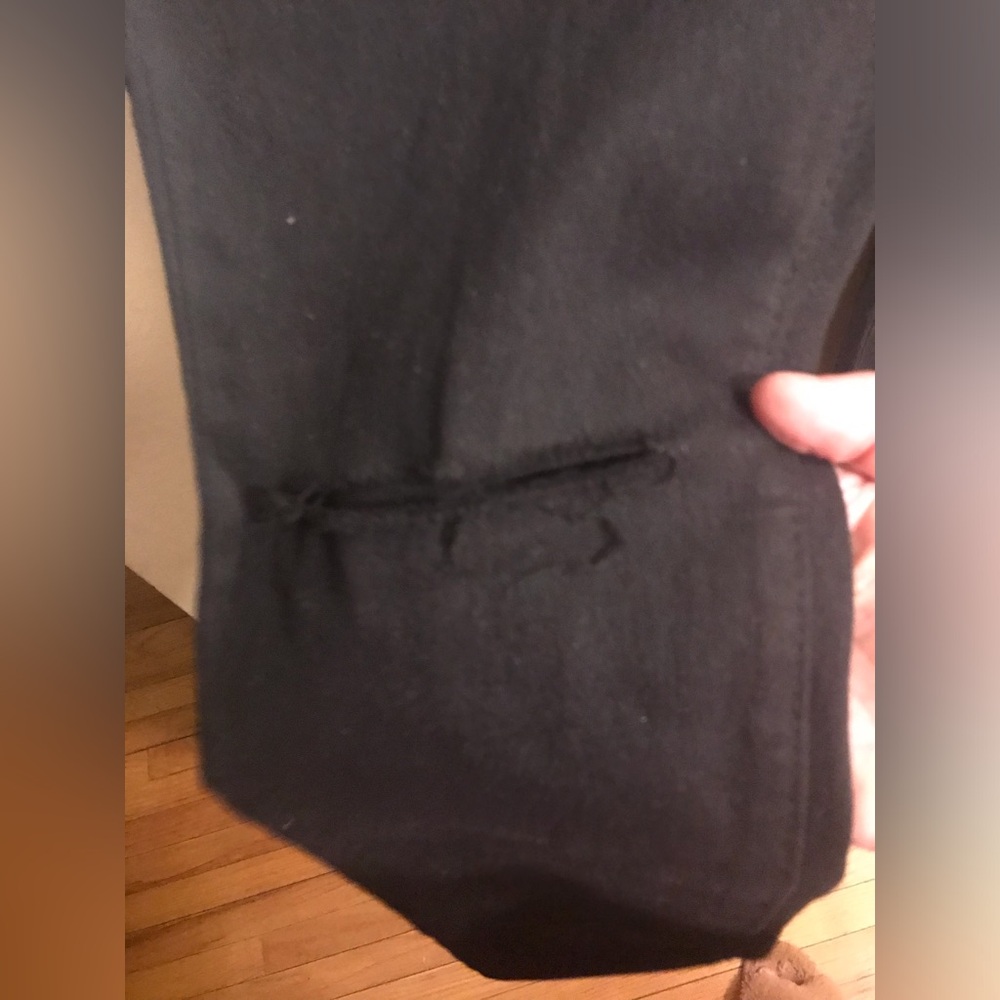 💖 Boohoo Blue Black High-Waisted Distressed Skinny Pants Size 14 - Picture 2 of 3